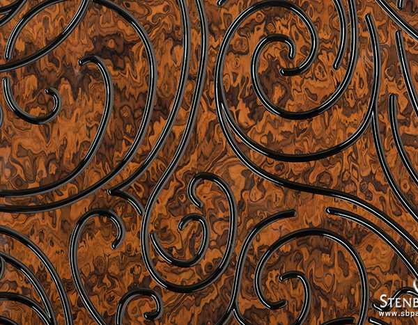 Декоративные рельефные панели 3d из МДФ серии 0065 Versailles